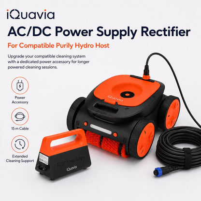 Pool Robot Vacuum for Inground Pools, Cordless/Corded Switchable, App & Remote Underwater Direct Control, 8H Runtime, 49.2ft Cord, 3229 sq ft Coverage, Floor Wall Waterline, Scheduled Cleaning