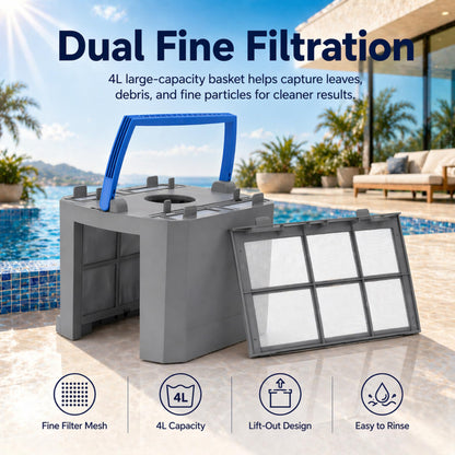 iQuavia Cordless Robotic Pool Cleaner with Signal Buoy, Underwater Direct Control, App & Remote Control Pool Cleaner Robot, Pool Vacuum Robot for Inground and Above Ground Pools, Floor Wall Waterline